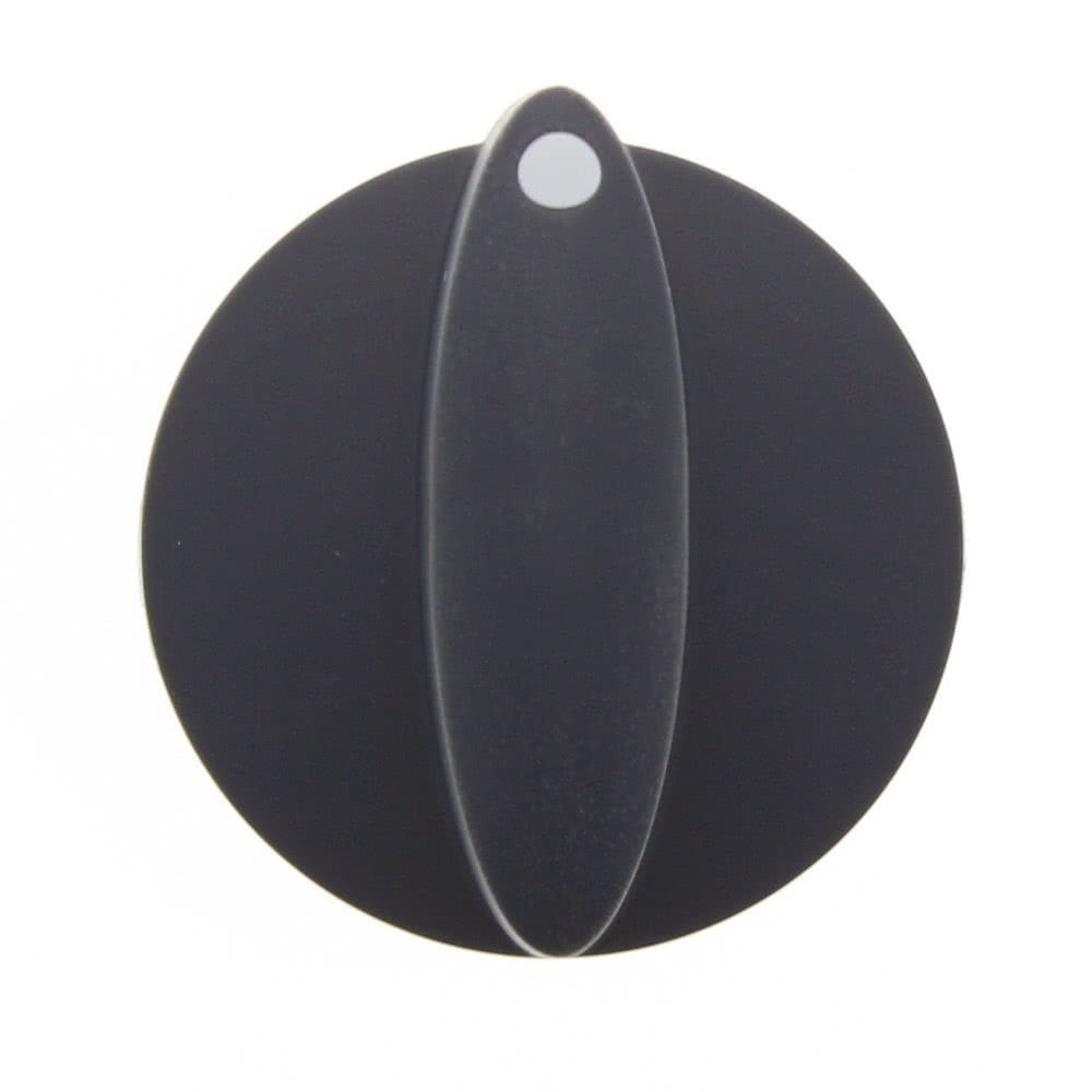 BLACK DIAL/KNOB (ø 50 mm, ø 6 x 4.6 mm)