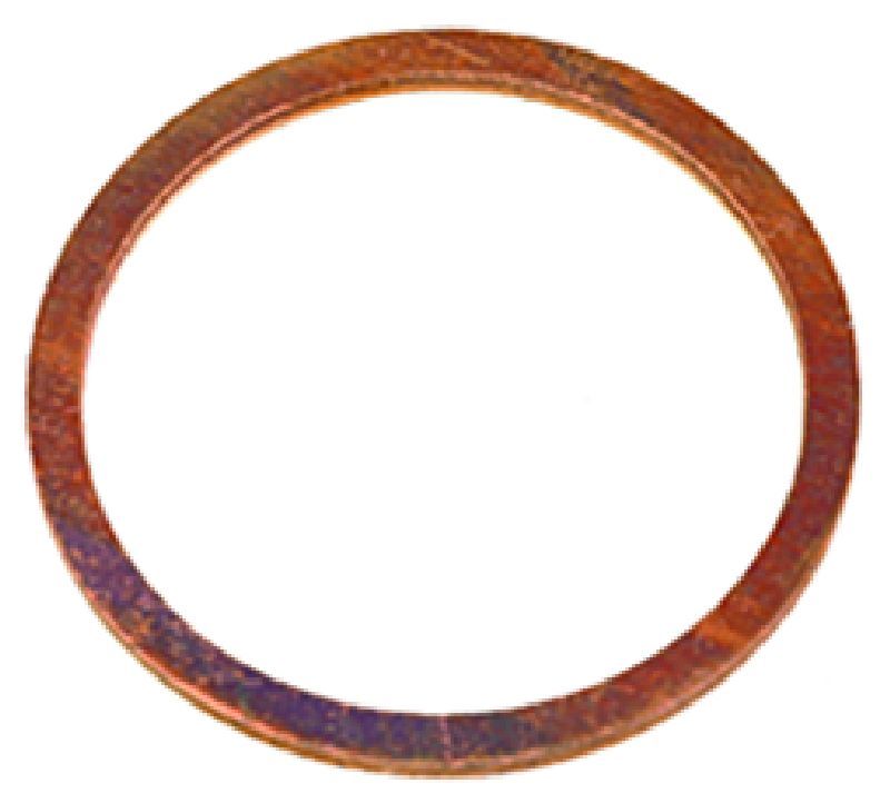 FLAT COPPER GASKET (OUTER ø 24 mm, INNER ø 21 mm, THICKNESS 1 mm)