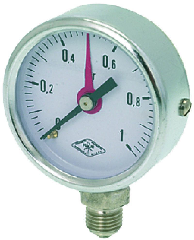 MANOMETER (Ø63MM PRESSURE RANGE 0 TO 1BAR)