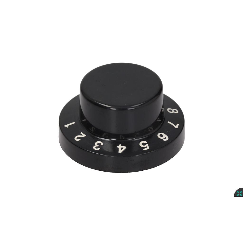 BLACK KNOB (ø60mm 1-8 8x5mm)