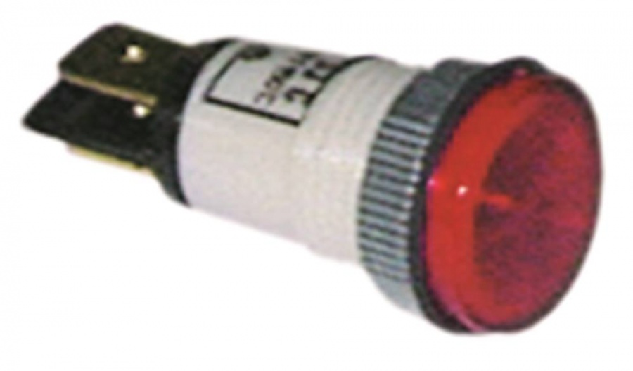 RED INDICATOR LAMP (250V 13mm)