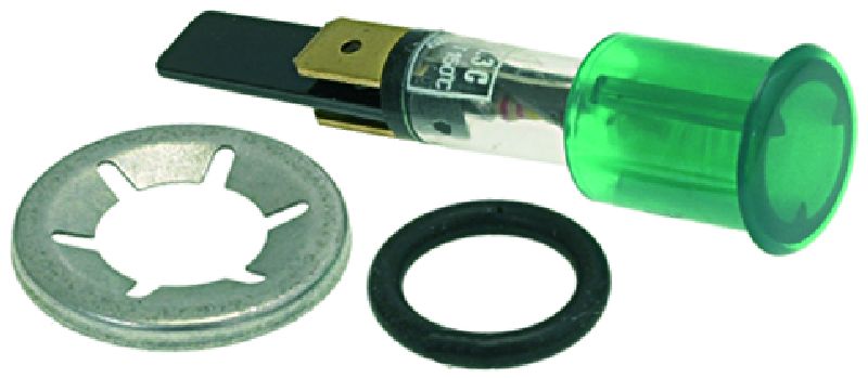 INDICATOR LIGHT GREEN 250V