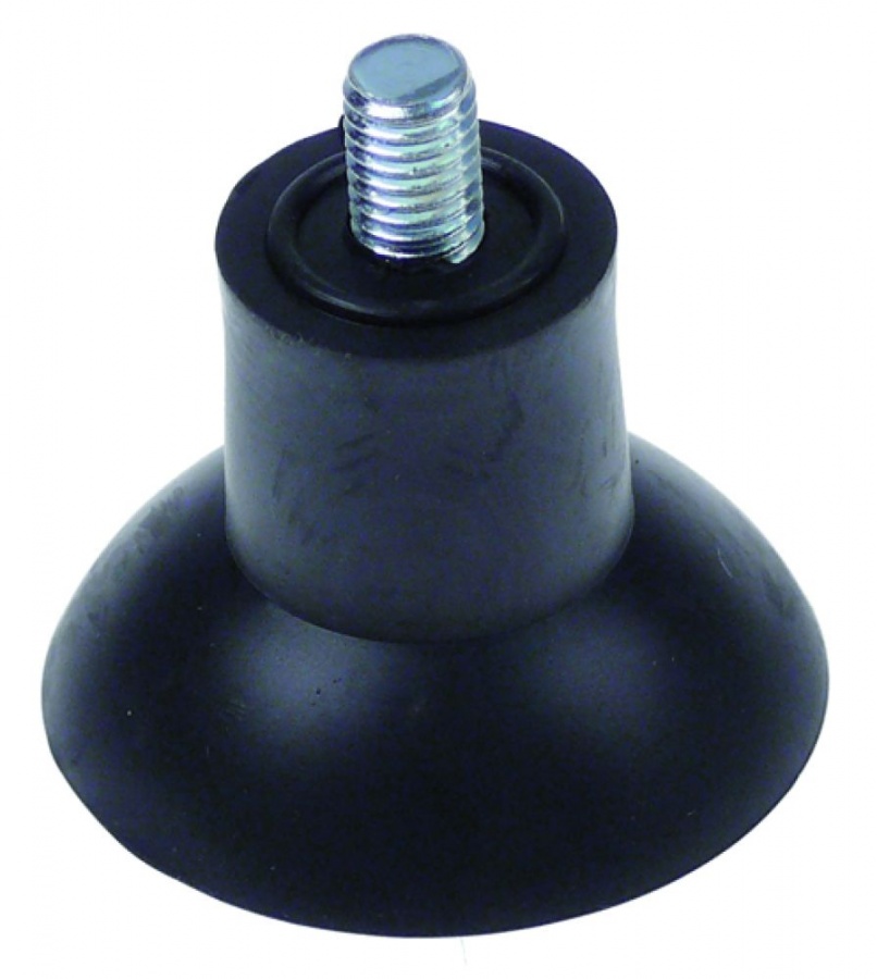 SUCTION FOOT WITH SHAFT M8 thread L 12mm ø 47mm