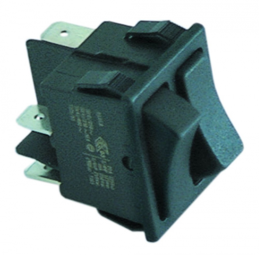 DOUBLE BLACK SWITCH 16A 250V