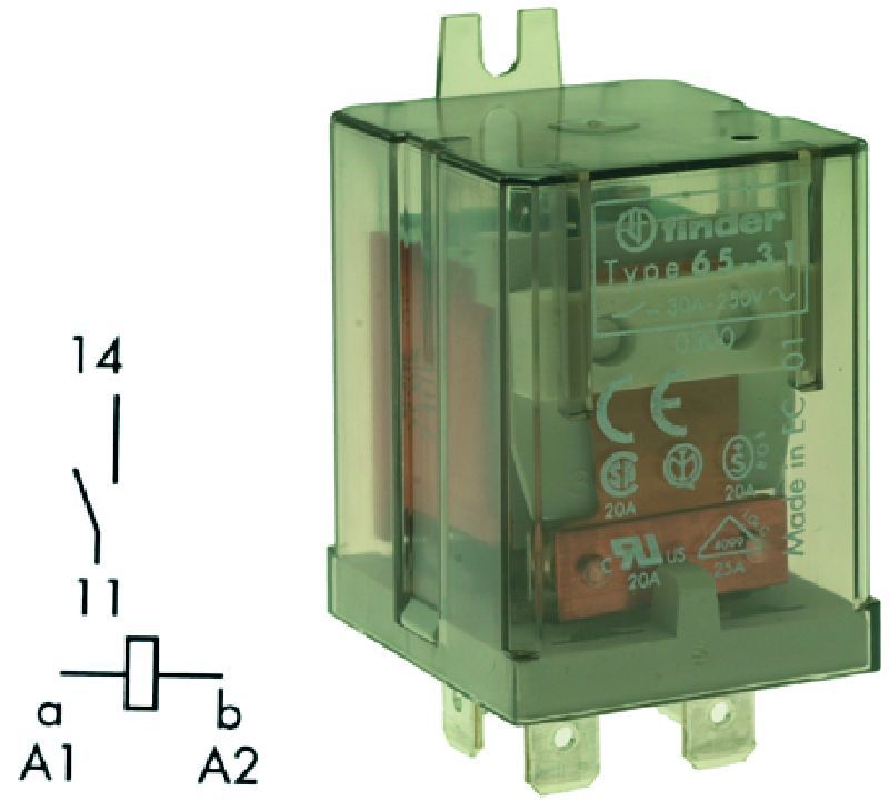 POWER RELAY FINDER 65.31 (30A 250V )