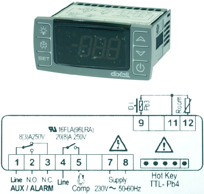CONTROLLER DIXELL 230V 50/60Hz