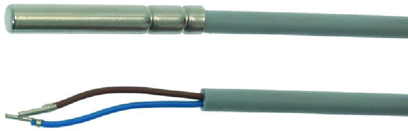 PROBE NTC, L=4000 MM, BLU, BULB Ø 6X20 MM, CAVITY