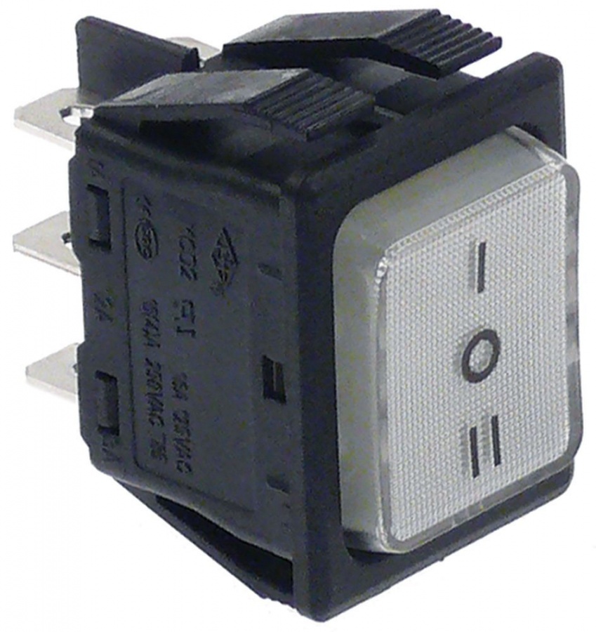 SELECTOR SWITCH STABLE 2-POLES BLACK / ROCKER SWITCH