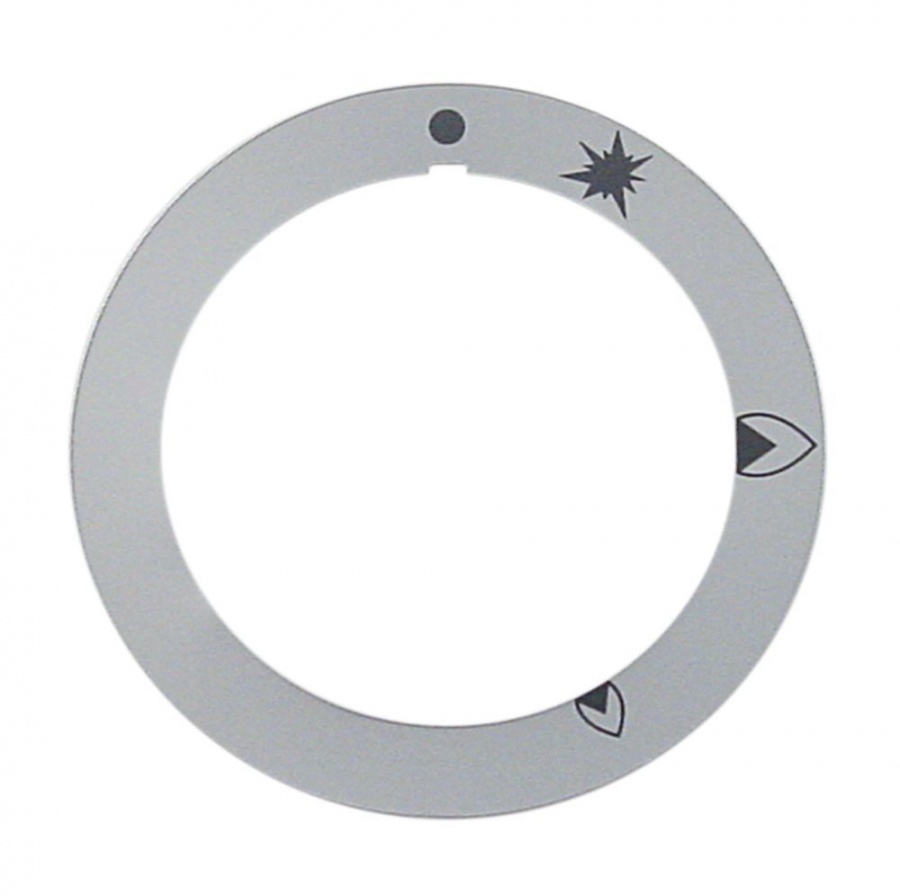 KNOB DIAL PLATE GAS TAP WITH IGNITION FLAME