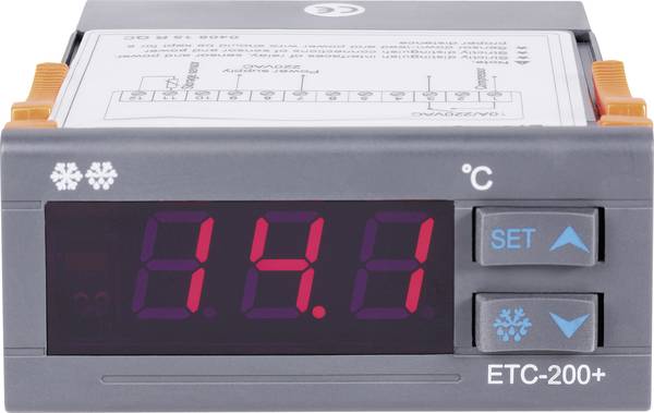 Temperature controller VOLTCRAFT ETC-200+ NTC -40 up to +120 °C 10 A relay