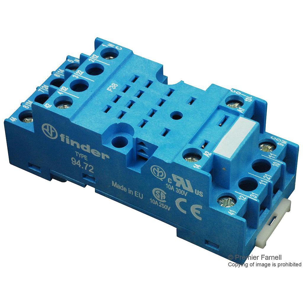 RELAY BASE 10A 300V