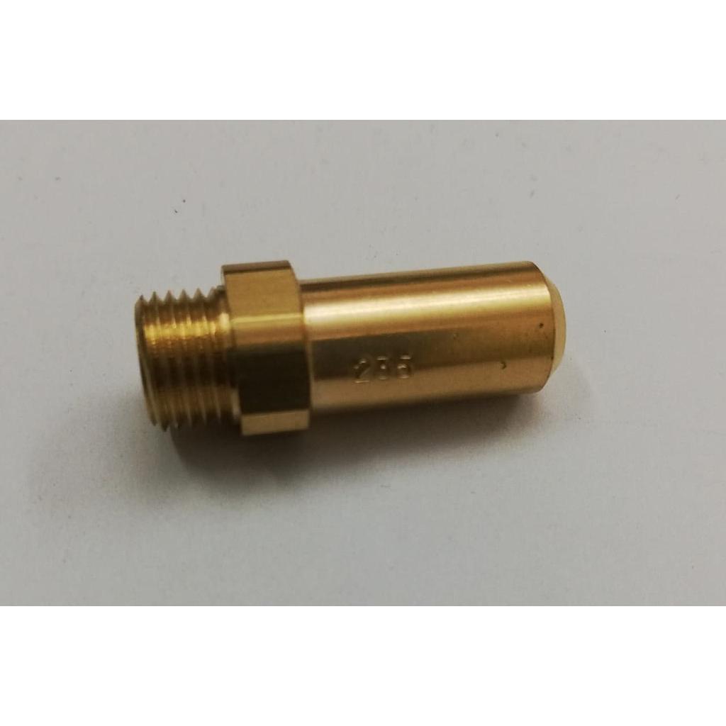 GAS NOZZLE M10X1 CH12 Ø 2,35 mm