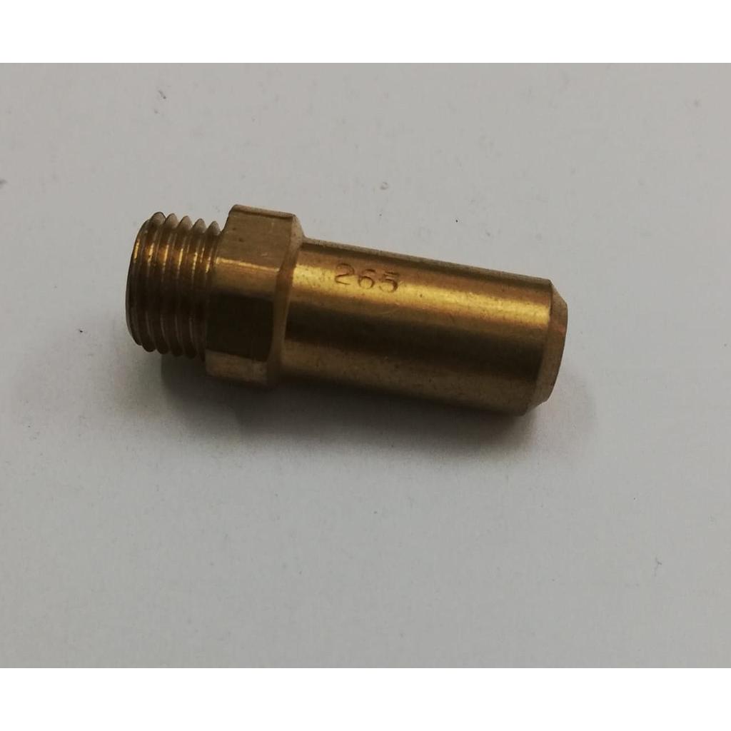 GAS NOZZLE M10X1 CH12 Ø 2,65 mm