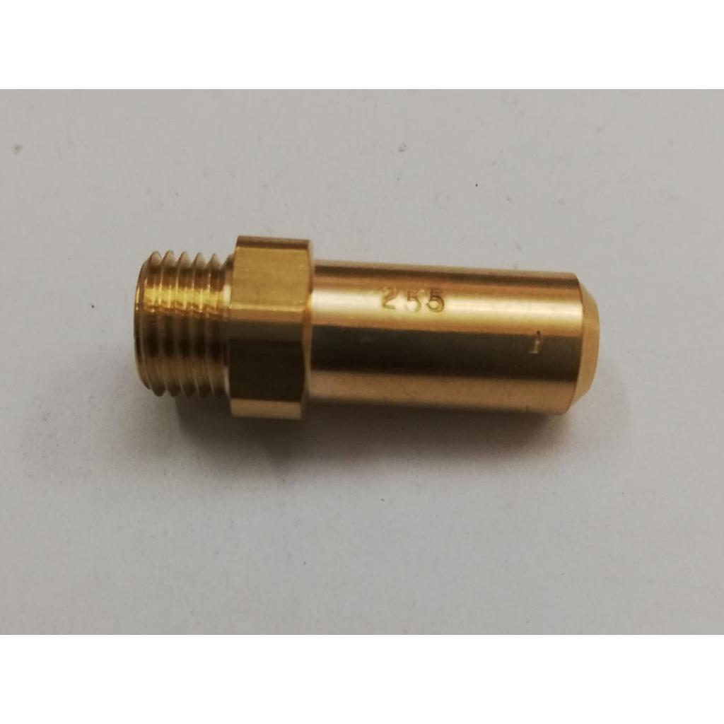 Gas nozzle M10x1 CH12 Ø 2,55 mm