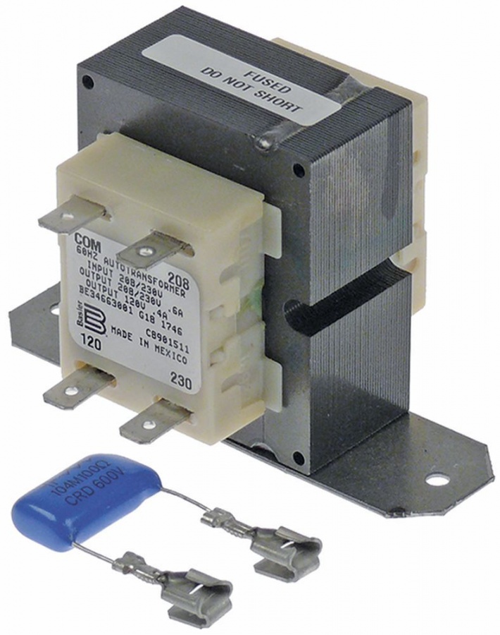 TRANSFORMER PRIMARY 230VAC SECONDARY 120VAC SECONDARY 4A 60HZ