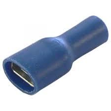 BLUE FEMALE FASTON (6.3x0.8) SET 12PC