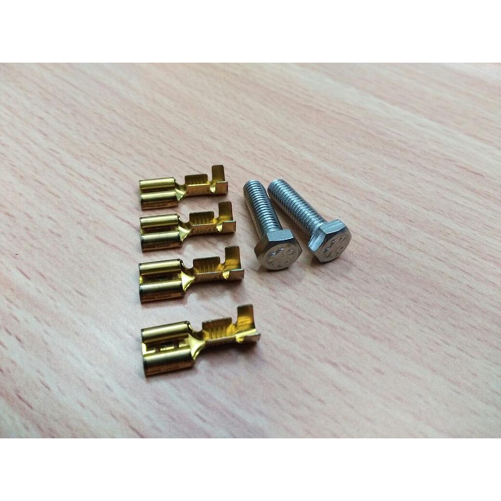 FEMALE FASTON WITH SCREW