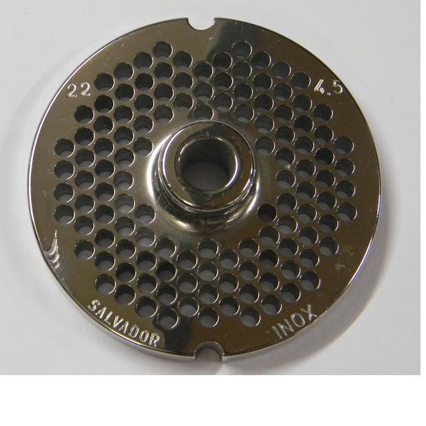 MEAT MINCER STAINLESS STEEL PLATES 22 (4.5 mm)