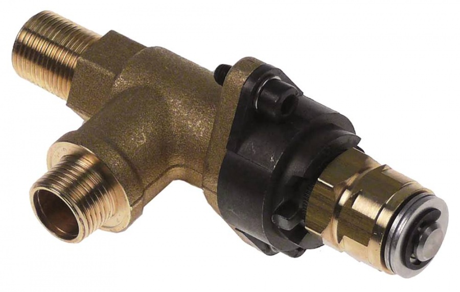 QUICK LEFT STEAM TAP WITHOUT VENTING (INLET 3/8", OUTLET 3/8")