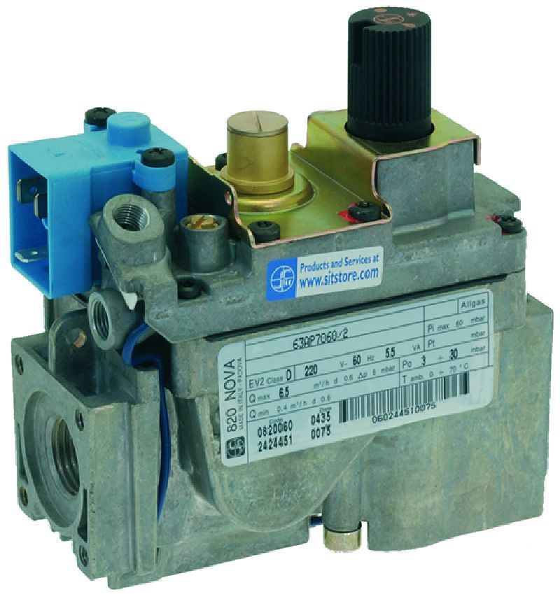 SIT GAS VALVE 820 NOVA (ø 1/2", 220V, 60 Hz)
