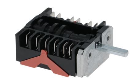 cam switch 7 operating positions 6NO sequence 0-1-2-3-4-5-6 16A shaft ø 6x4.6mm